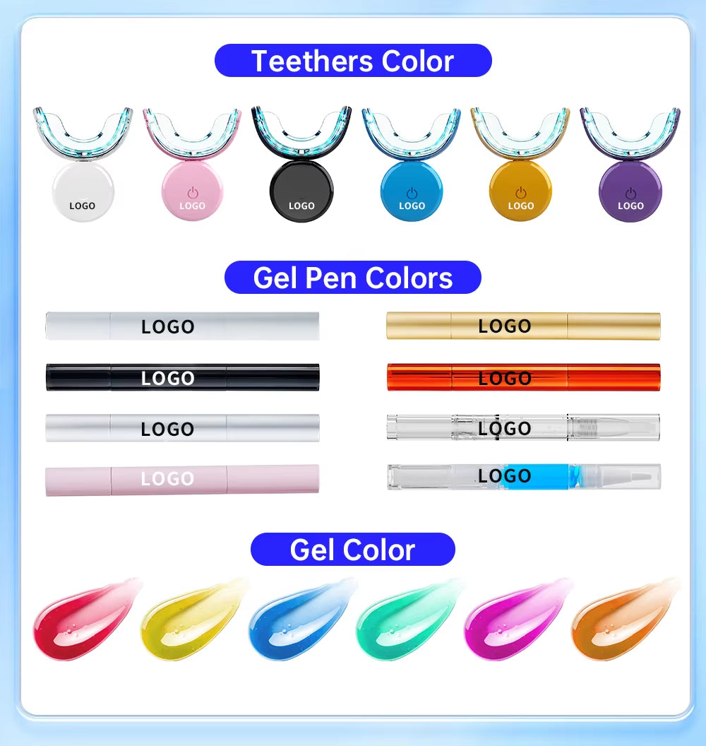 Wholesale Good Quality Professional Home Use Private Logo Wholesale 32 Led Light Teeth Whitening Kit